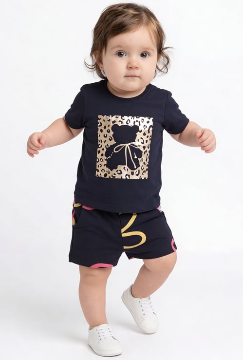 FAME FOREVER Girls Graphic Print T-shirt