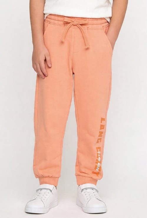 FAME FOREVER Boys Graphic Print Joggers