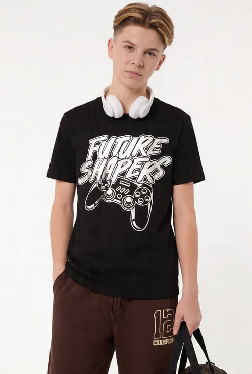FAME FOREVER Boys Graphic Print T-shirt