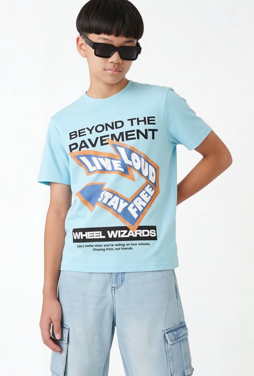 FAME FOREVER Boys Graphic Print T-shirt