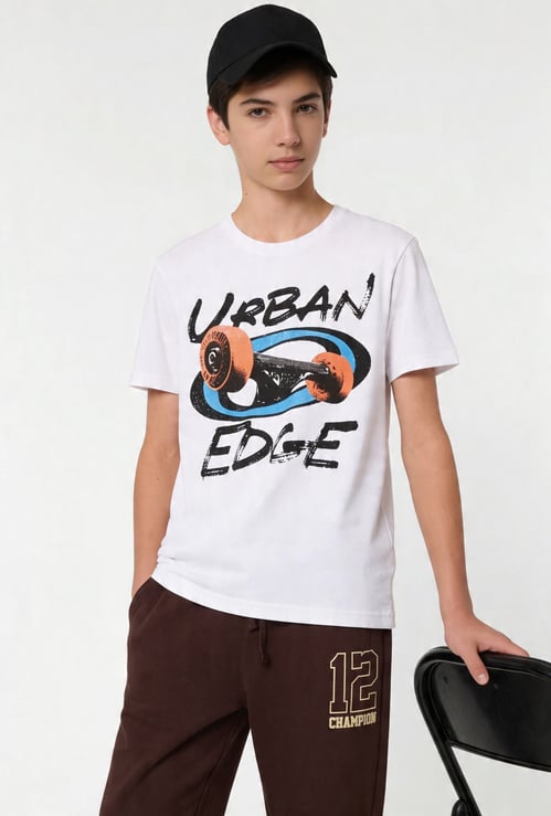 FAME FOREVER Boys Graphic Print T-shirt