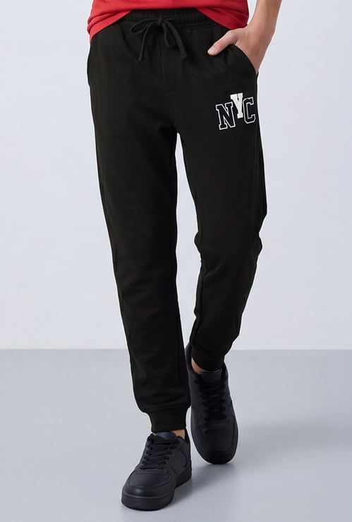 FAME FOREVER Boys Graphic Print Track Pants