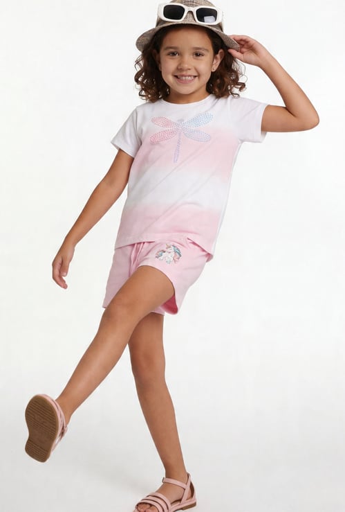 FAME FOREVER Girls Graphic Print T-shirt