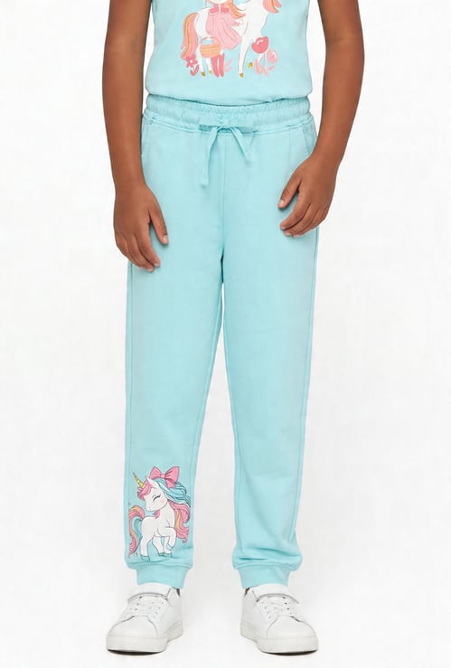 FAME FOREVER Girls Unicorn Print Joggers