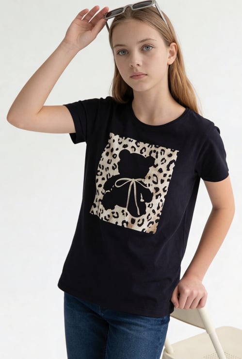 FAME FOREVER Girls Printed T-shirt