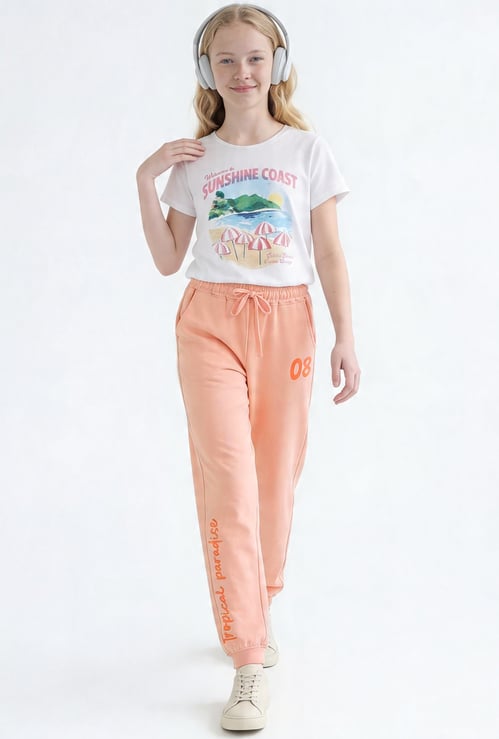 FAME FOREVER Girls Printed Joggers