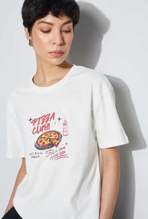 FAME FOREVER Graphic Print T-shirt