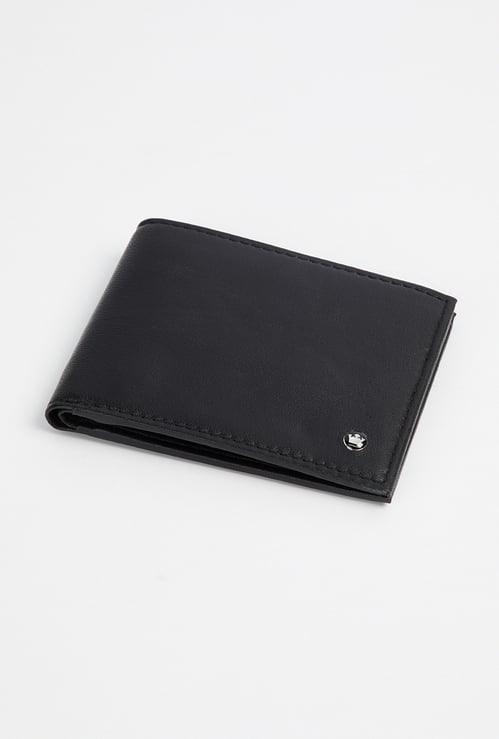 LOUIS PHILIPPE Solid Leather Wallet