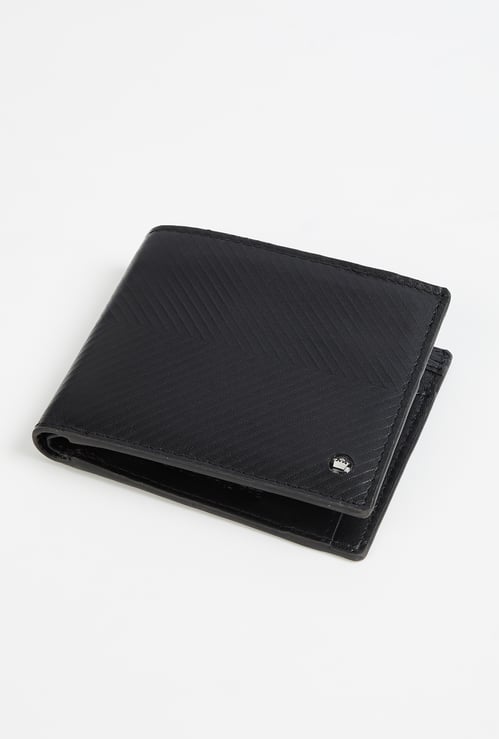 LOUIS PHILIPPE Textured Bi-Fold Wallet
