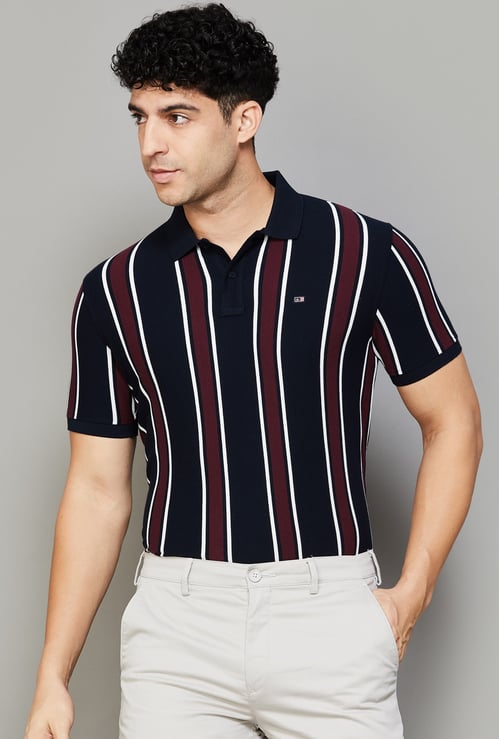 ARROW SPORT Striped Polo T-shirt