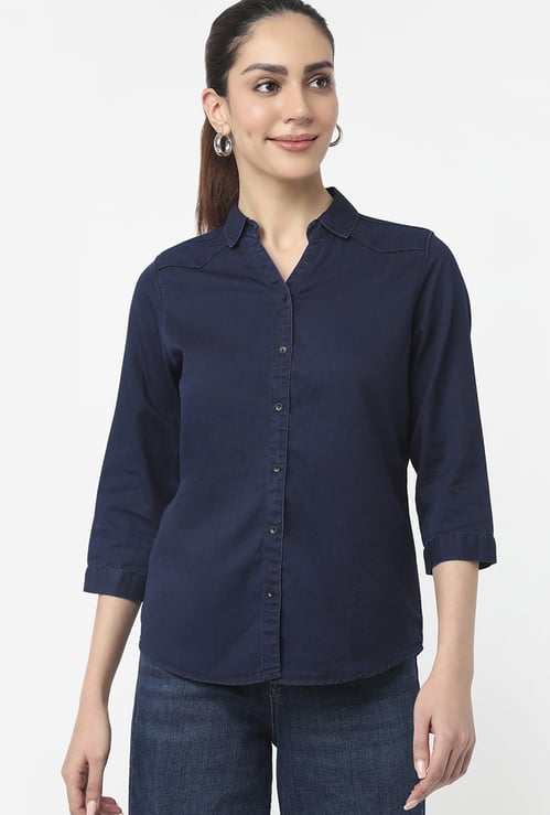 KRAUS Solid Denim Shirt