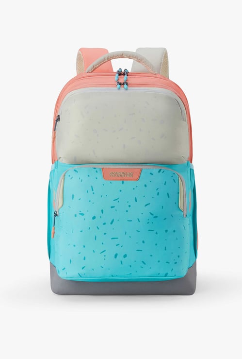 AMERICAN TOURISTER Banger Kids Colourblock Backpack with Cover