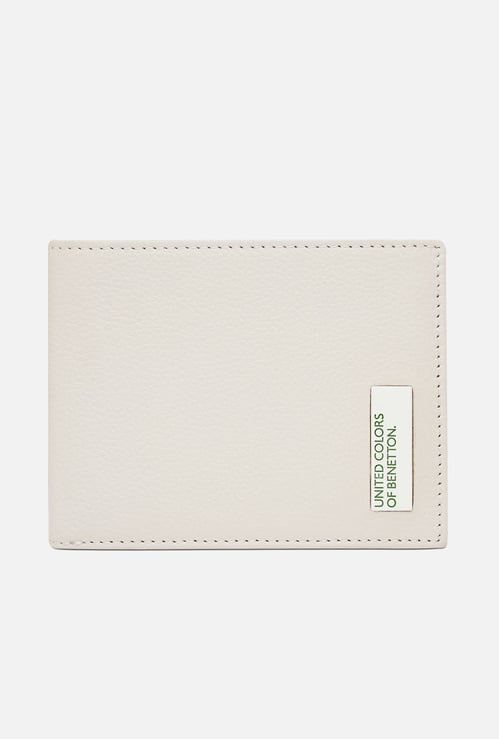 UNITED COLORS OF BENETTON Textured Bi-Fold Wallet