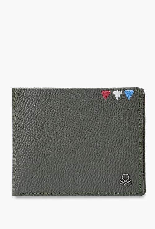 UNITED COLORS OF BENETTON Textured Bi-Fold Wallet