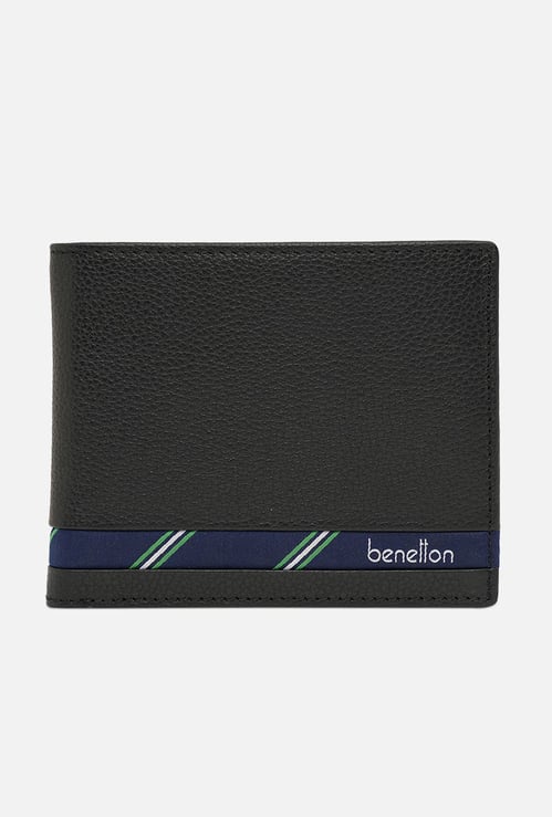 UNITED COLORS OF BENETTON Textured Bi-Fold Wallet