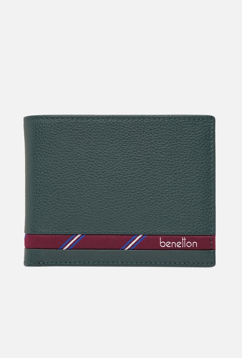 UNITED COLORS OF BENETTON Textured Bi-Fold Wallet