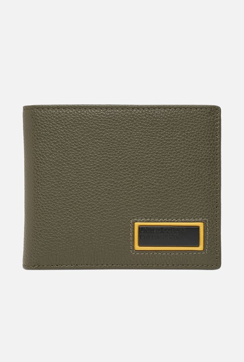 UNITED COLORS OF BENETTON Textured Bi-Fold Wallet
