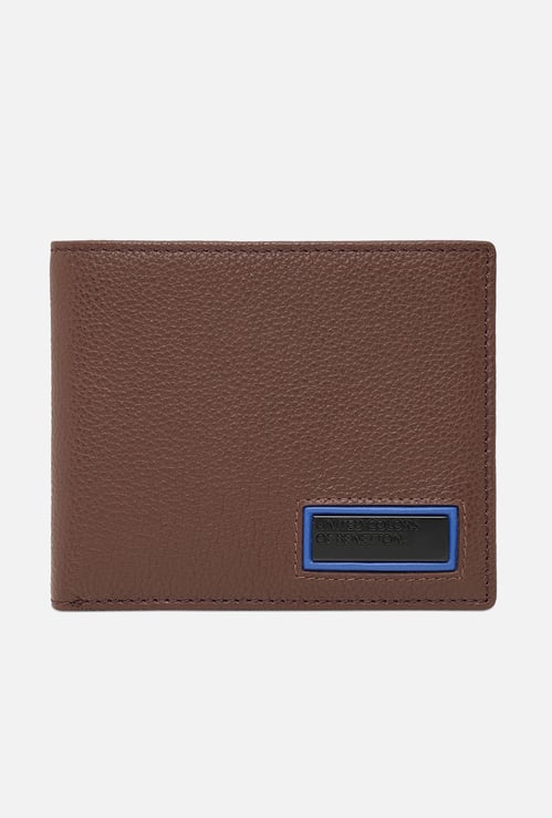 UNITED COLORS OF BENETTON Textured Bi-Fold Wallet