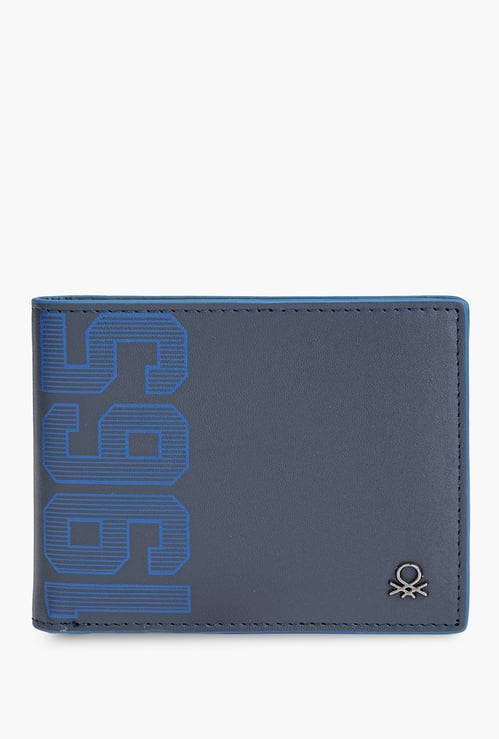 UNITED COLORS OF BENETTON Textured Bi-Fold Wallet