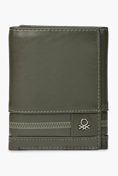 UNITED COLORS OF BENETTON Solid Bi-Fold Wallet