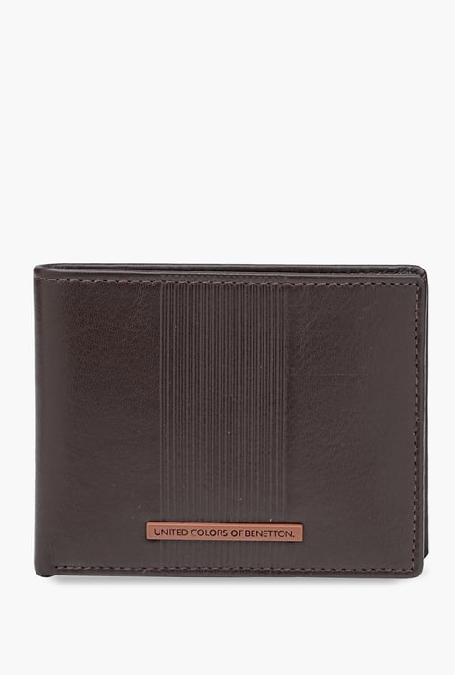 UNITED COLORS OF BENETTON Ribbed Bi-Fold Wallet