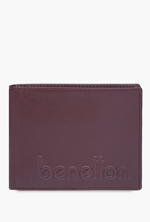 UNITED COLORS OF BENETTON Embossed Bi-Fold Wallet