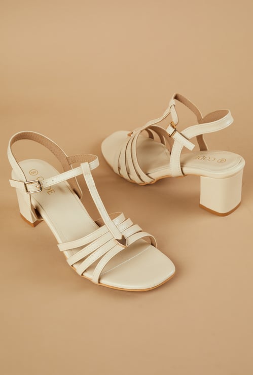 CODE Textured Block Heels