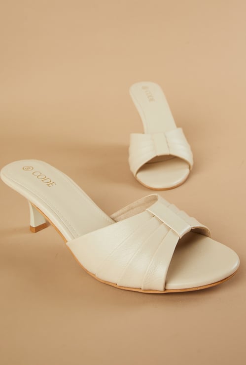 CODE Textured Spool Heels