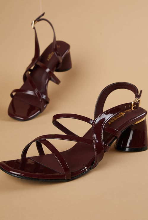GINGER Strappy Block Heels