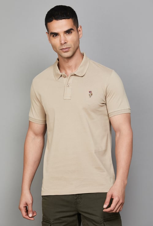 US POLO ASSN Solid Polo T-shirt
