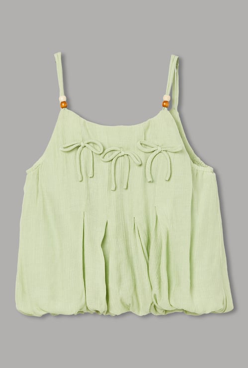 PEPPERMINT Girls Textured Top
