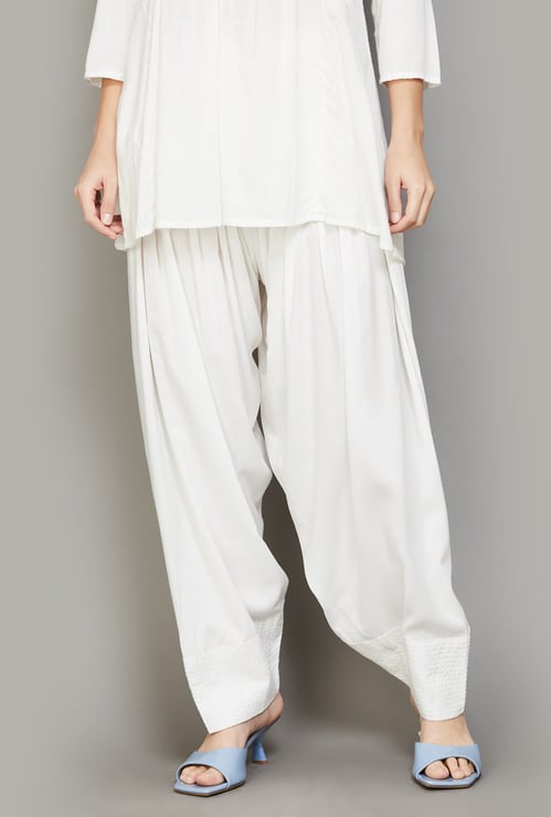 AURELIA Solid Salwar Pants