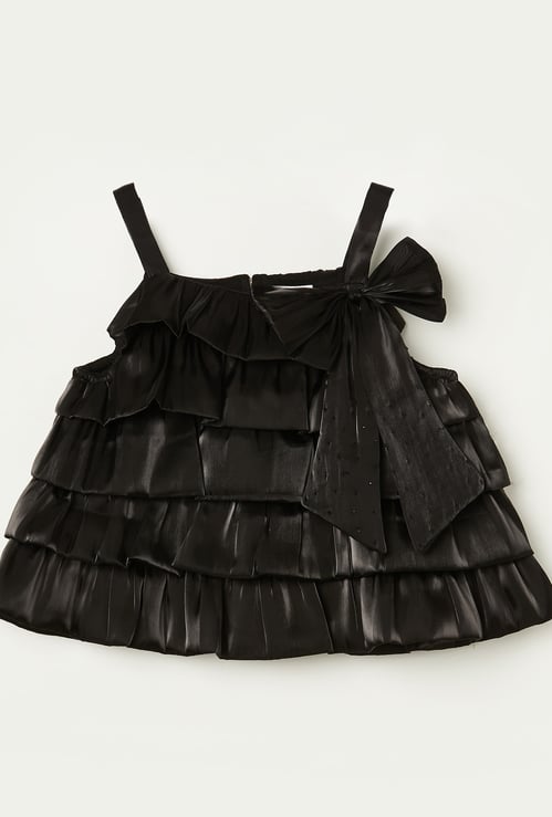 PEPPERMINT Girls Tiered Top