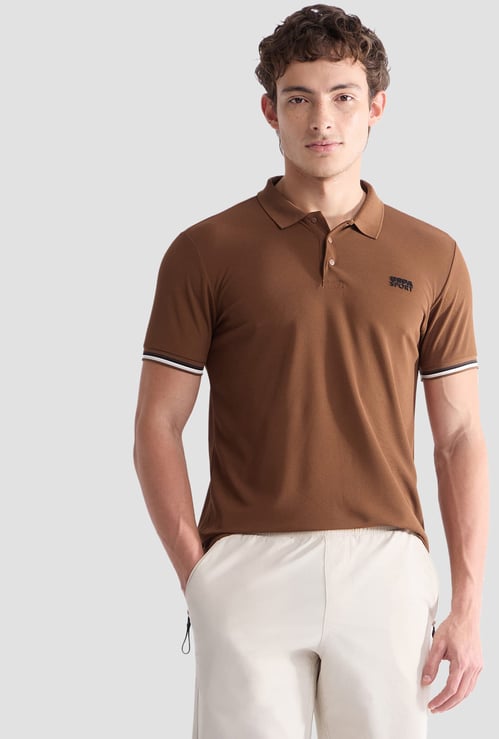 US POLO ASSN Solid Polo T-shirt