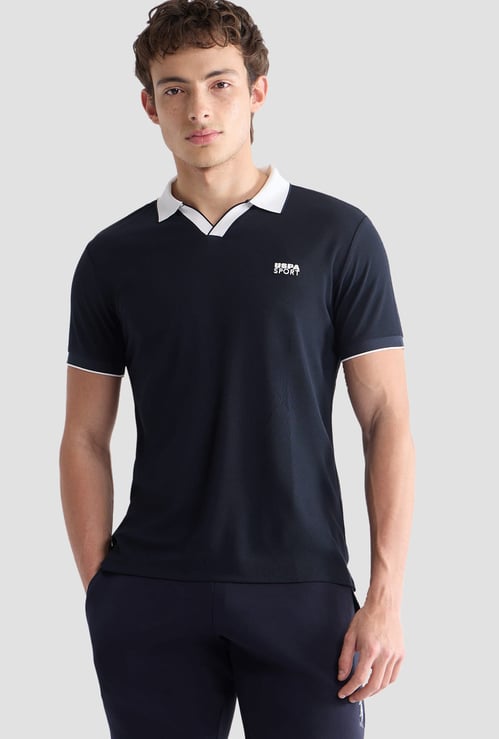 US POLO ASSN Brand Print Polo T-shirt