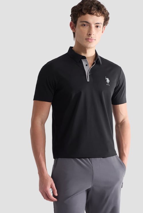 US POLO ASSN Solid Polo T-shirt