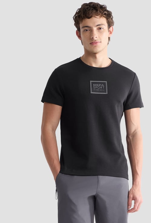 US POLO ASSN Brand Print Crew Neck T-shirt