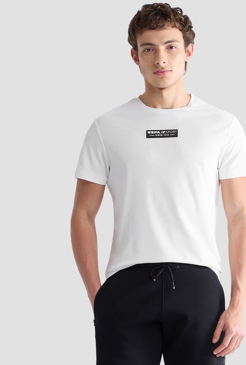 US POLO ASSN Brand Print Crew Neck T-shirt
