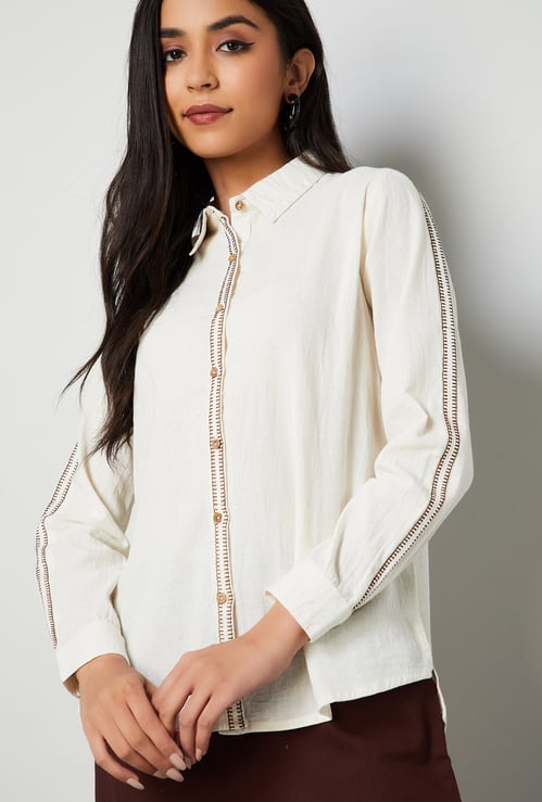 COLOUR ME Embroidered Shirt