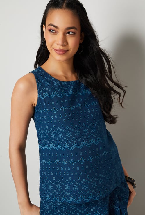 COLOUR ME Ethnic Motif Top