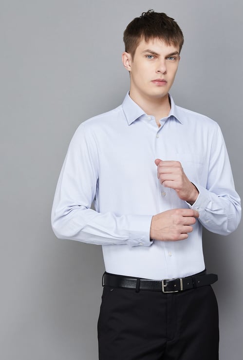 BLACKBERRYS Textured Quinn Formal Shirt (Regular)