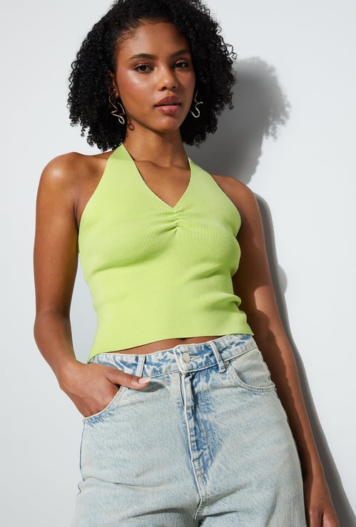 GINGER Solid Crop Top