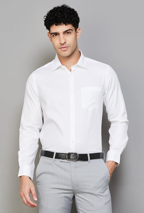 ARROW Solid Regular Fit Formal Shirt