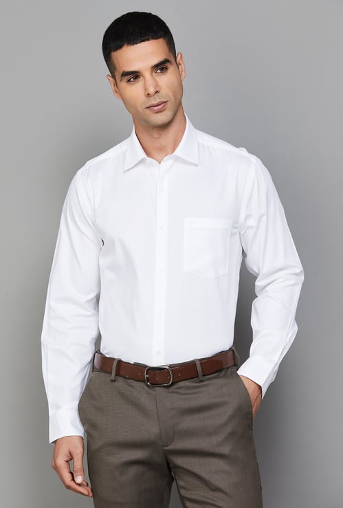 ARROW Solid Regular Fit Formal Shirt