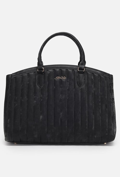 ALLEN SOLLY Quilted Handheld Bag