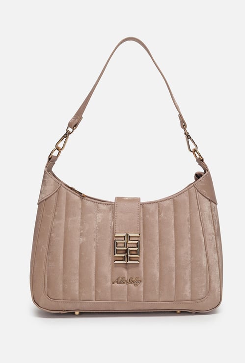 ALLEN SOLLY Quilted Shoulder Bag