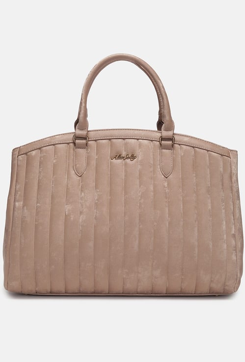 ALLEN SOLLY Quilted Laptop Bag