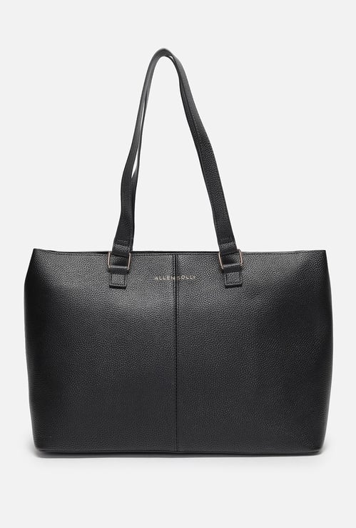 ALLEN SOLLY Textured Laptop Bag
