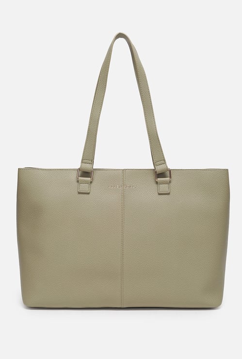 ALLEN SOLLY Solid Laptop Bag