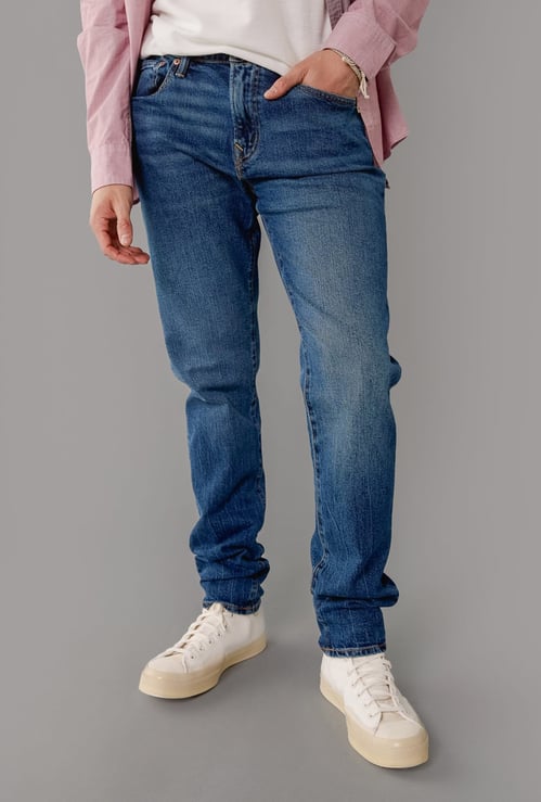 AMERICAN EAGLE Washed Skinny Jeans